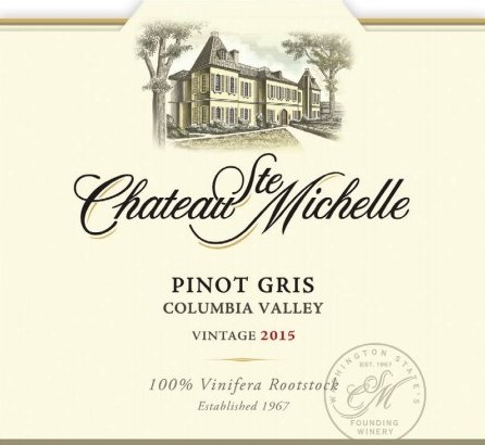 CH STE MICHELLE PINOT GRIS 750