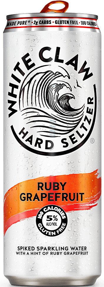 WHITE CLAW RUBY GRAPEFRUIT 6PK 12OZ CAN