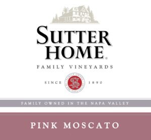 SUTTER HOME PINK MOSCATO 187ML 4PK