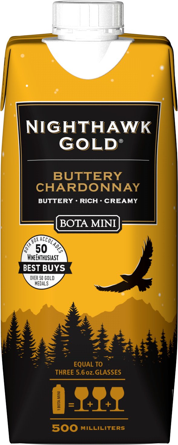 13495.jpg BOTA BOX MINI NIGHTYHAWK BUTTERY CHARDONNAY 500ML