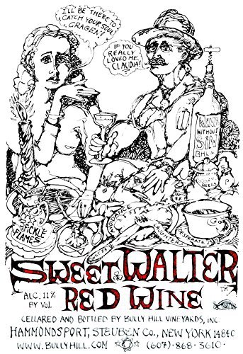 BULLY HILL SWEET WALTER SWEET RED 750ML