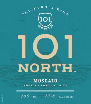 101 NORTH MOSCATO 750ML