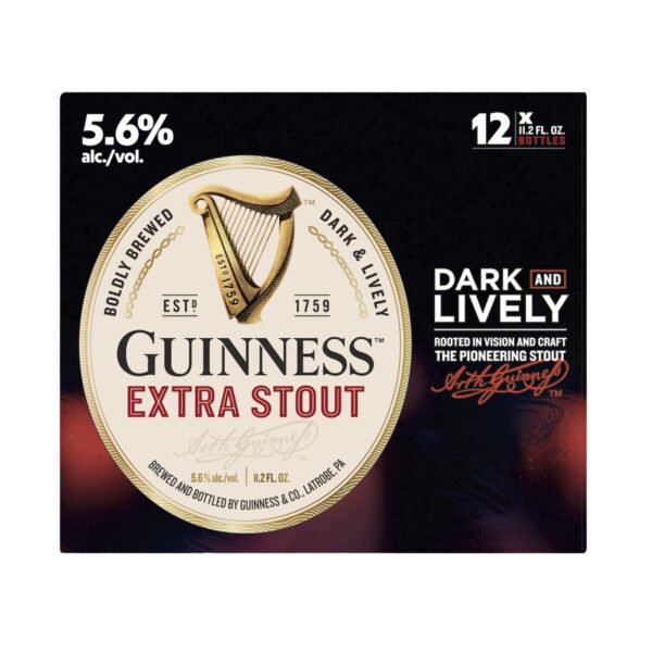 GUINNESS EX STOUT 12PK BTL