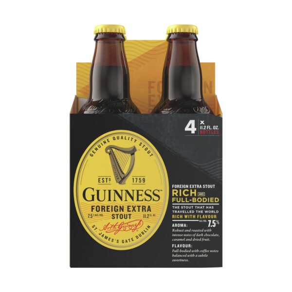 GUINNESS FOREIGN EX STOUT 4PK BTL