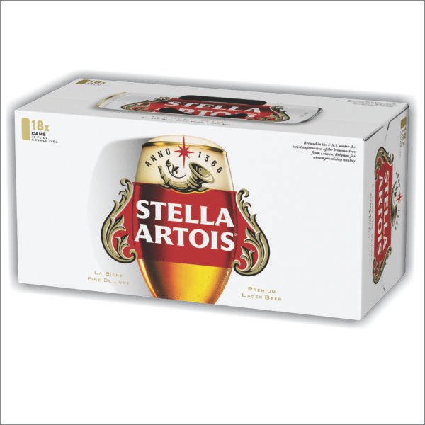 STELLA ARTOIS 18PK 12oz CAN
