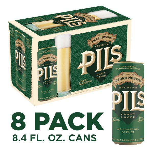 SIERRA NEVADA PILS CRAFT LAGER 8PK 8.4OZ CAN
