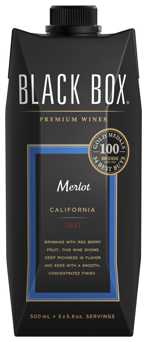 BLACK BOX MERLOT 500ML