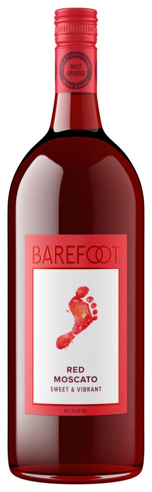 BAREFOOT RED MOSCATO 1.5L