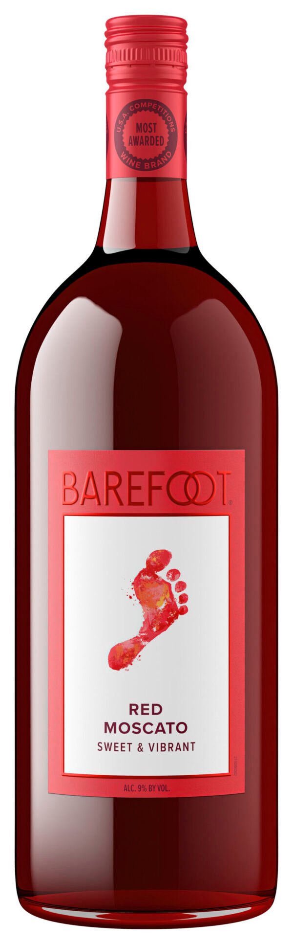 BAREFOOT RED MOSCATO 1.5L
