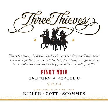 THREE THIEVES PINOT NOIR 750