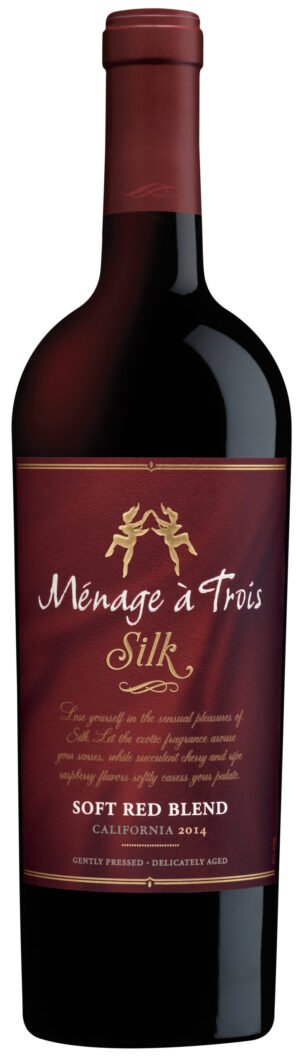 Menage Silk bottle 004 MENAGE A TROIS SILK SOFT RED 750