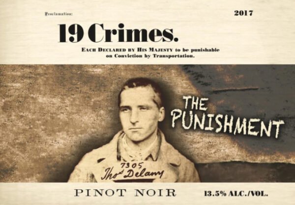 19 CRIMES THE PUNISHMENT PINOT NOIR 750ml