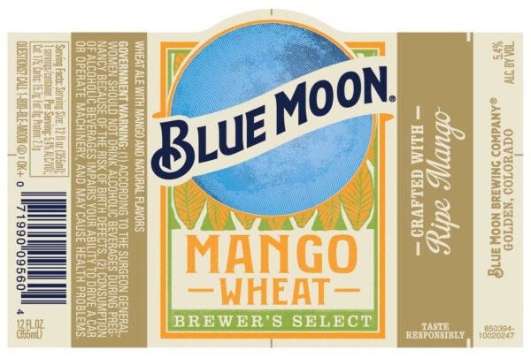 BLUE MOON MANGO WHEAT 6PK CAN