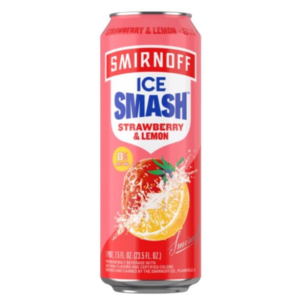 50633.jpg SMIRNOFF ICE SMASH STRAWBERRY LEMON 24OZ CAN