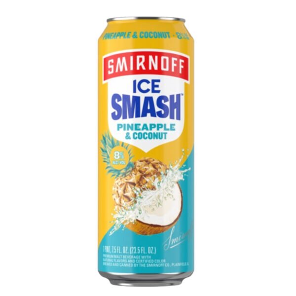 51043.jpg SMIRNOFF ICE SMASH PINEAPPLE COCONUT 24OZ CAN