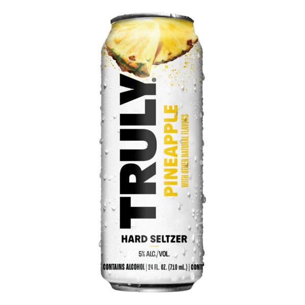 TRULY PINEAPPLE HARD SELTZER 24OZ  CAN