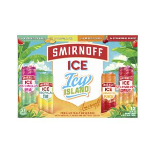 SMIRNOFF ICE ICY ISLAND VARIETY 12PK CAN