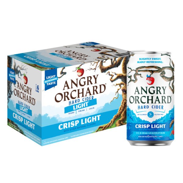 ANGRY ORCHARD CRISP LIGHT 6PK CAN