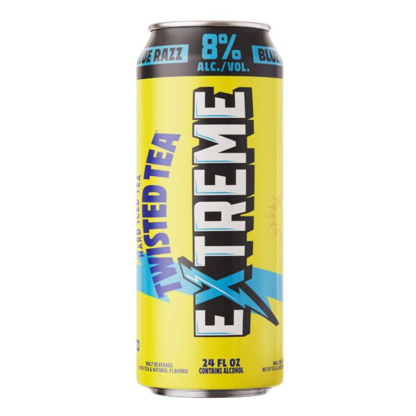 TWISTED TEA EXTREME BLUE RAZZ 24oz CAN