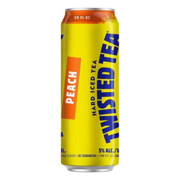 TWISTED TEA PEACH 24oz CAN