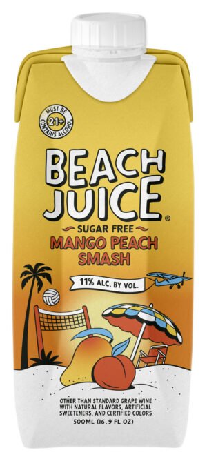 80306.jpg BEACH JUICE MANGO PEACH SMASH 500ML