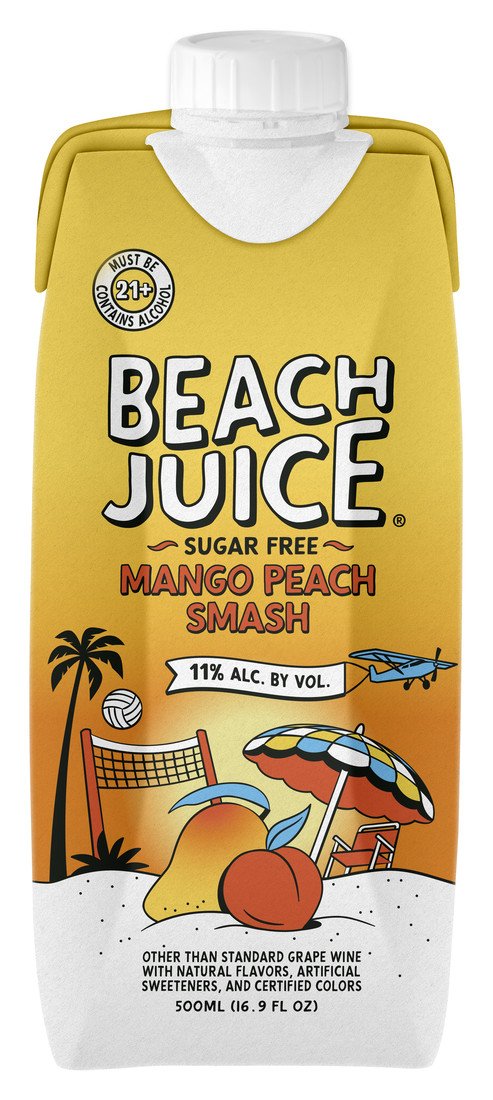BEACH JUICE MANGO PEACH SMASH 500ML