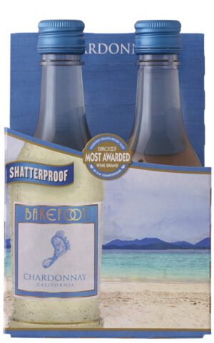 BAREFOOT CHARDONNAY 4PK 187ML