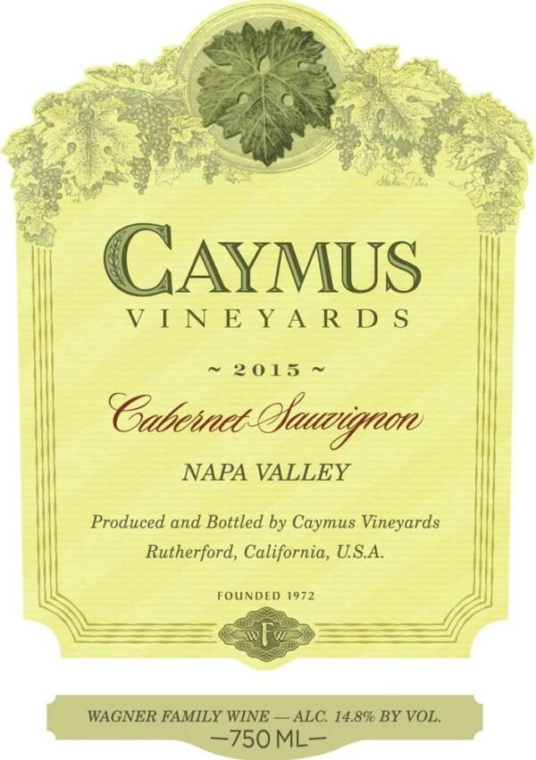 CAYMUS 50 ANNIVERSARY NAPA CAB/SAU 1L
