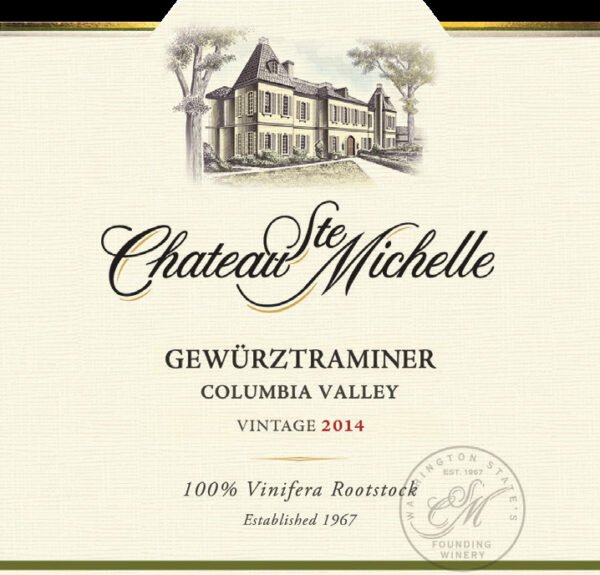 CH STE MICHELLE GEWURZTRAMINER 750