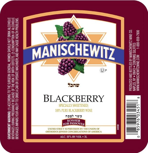 MANISCHEWITZ BLACKBERRY 750