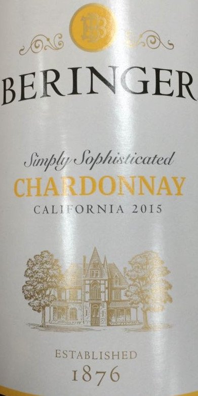 BERINGER CAHRDONNAY 1.5