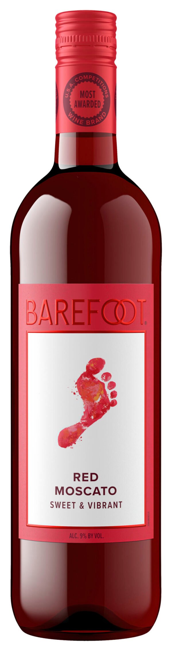 BAREFOOT RED MOSCATO 750