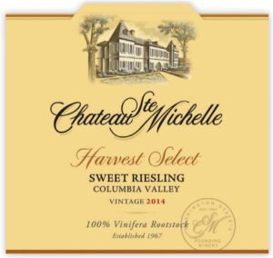 CH STE MICHELLE HARVEST SEL SWEET RIESLING 750