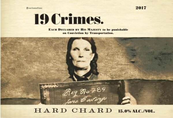 19 CRIMES HARD CHARDONNAY 750ml