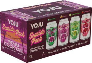 YOJU YOGURT SOJU SEASIDE PACK COCKTAIL VARIERY 8PK 355ML
