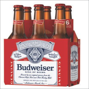 BUD 6PK BTL