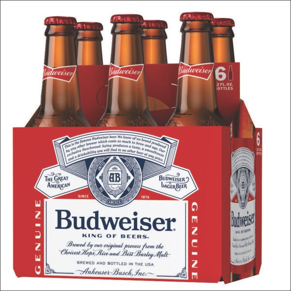 BUD 6PK BTL