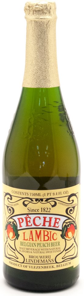 Lindemans Peche Lambic Belgian Peach Beer 750ml LINDEMANS PECHE LAMBIC 25.40OZ BTL