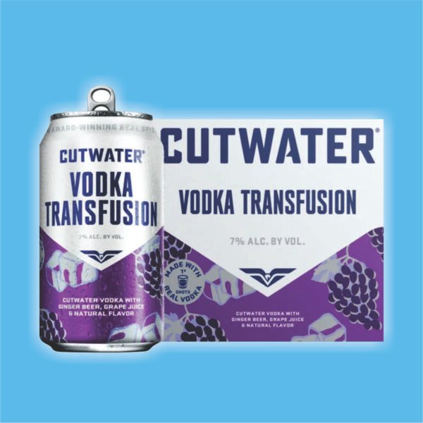 CUTWATER VODKA TRANSFUSION 4PK 355ML CAN
