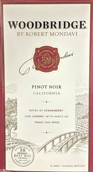 WOODBRIDGE PINOT NOIR 3L BIB