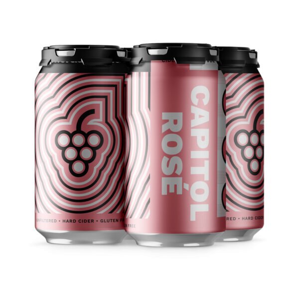 CAPITOL CIDER HOUSE CAPITOL ROSE CIDER 4PK 12OZ