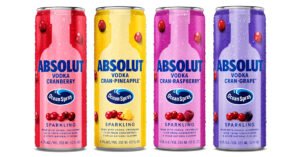 ABSOLUT RTD OCEAN SPRAY COCKTAILS MANGO MULE 4PK 355ML