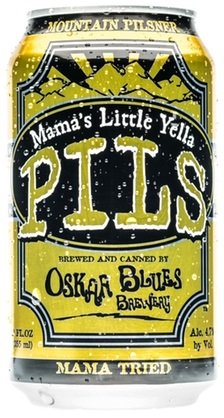 OSKAR BLUES MAMA'SYELLA PILSNER 6PK CAN