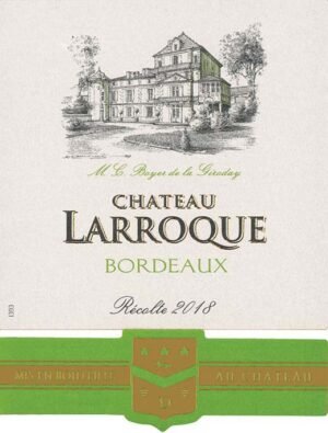 CHATEAU LARROQUE BORDEAUX BLANC 750