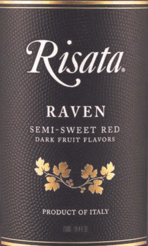 241432.jpg RISATA RAVEN SEMI SWEET RED 750ML
