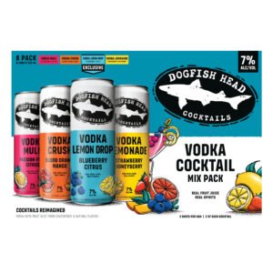 DOGFISH HEAD RTD BAR CART VODKA MIX 8PK 355ML CAN