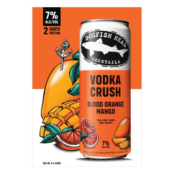 241603.jpg DOGFISH HEAD RTD VODKA CRUSH BLOOD ORANGE MANGO 4PK 355ML CAN