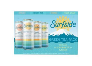 SURFSIDE RTD GREEN TEA VARIETY 8PK  355ML CAN