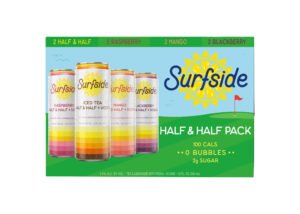 SURFSIDE RTD HALF & HALF TEA VARIETY 8PK  355ML CAN