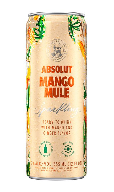 ABSOLUT RTD COCKTAILS MANGO MULE 4PK 355ML